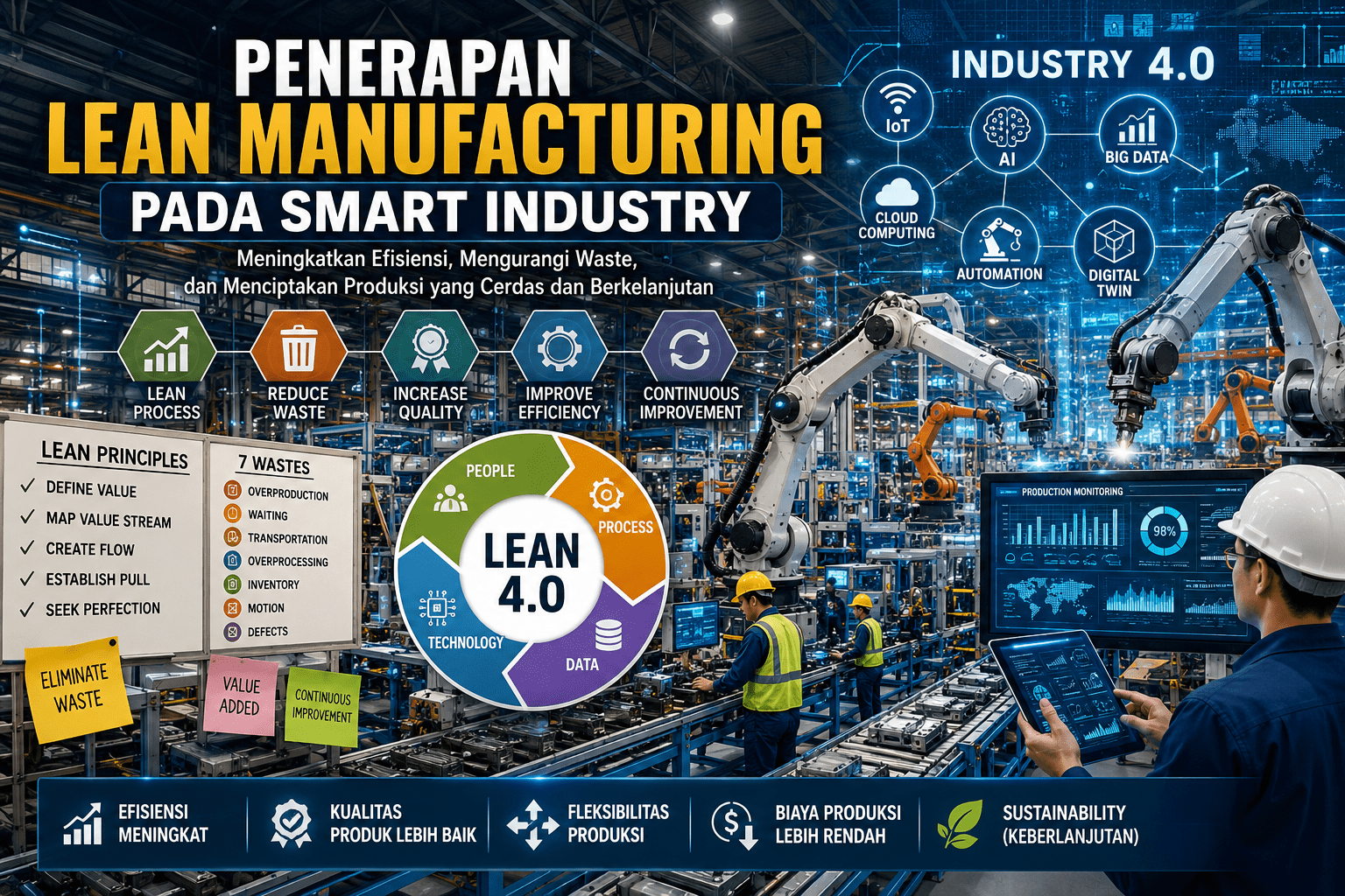 Penerapan Lean Manufacturing pada Smart Industry