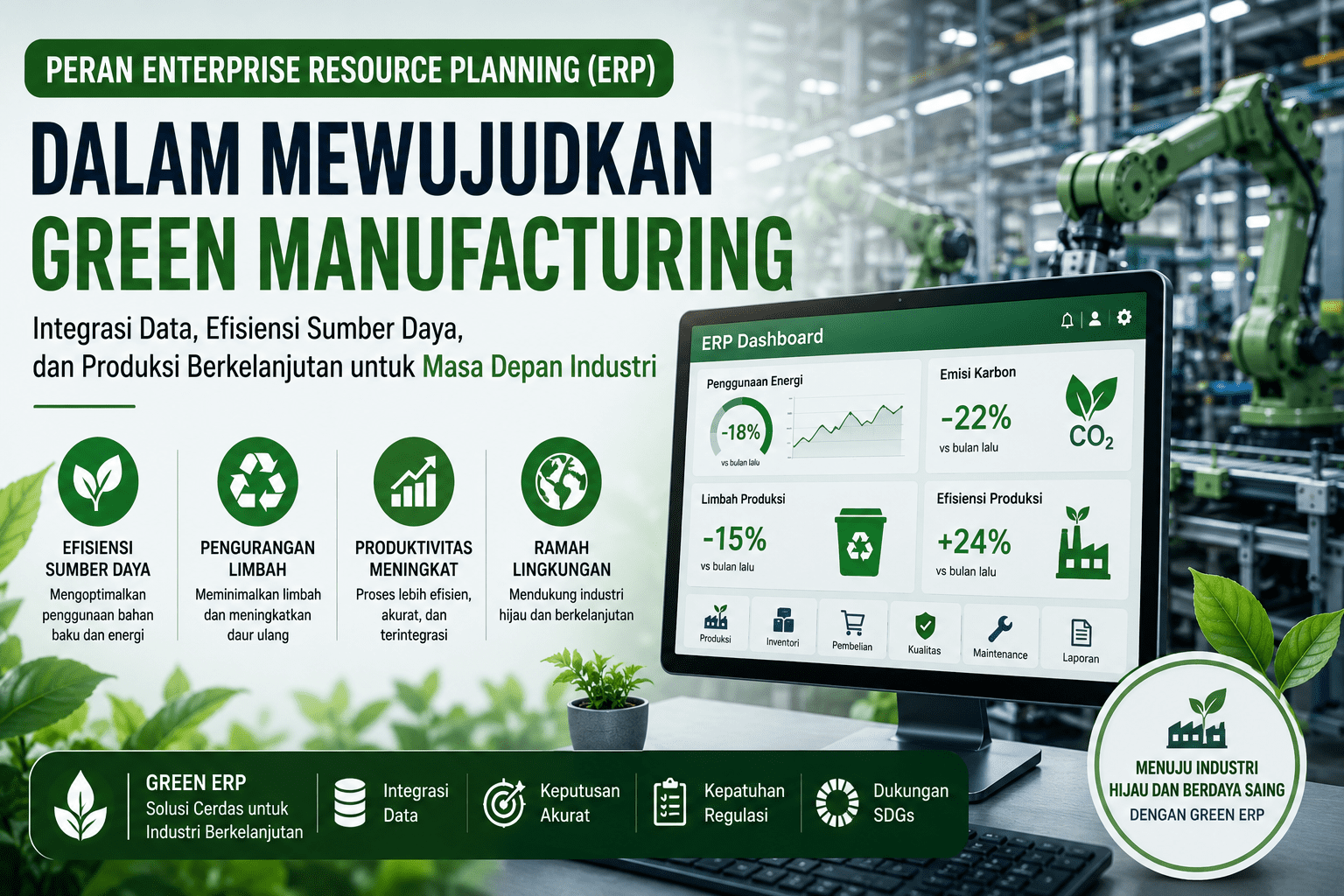 Peran Enterprise Resource Planning (ERP) dalam Mewujudkan Green Manufacturing