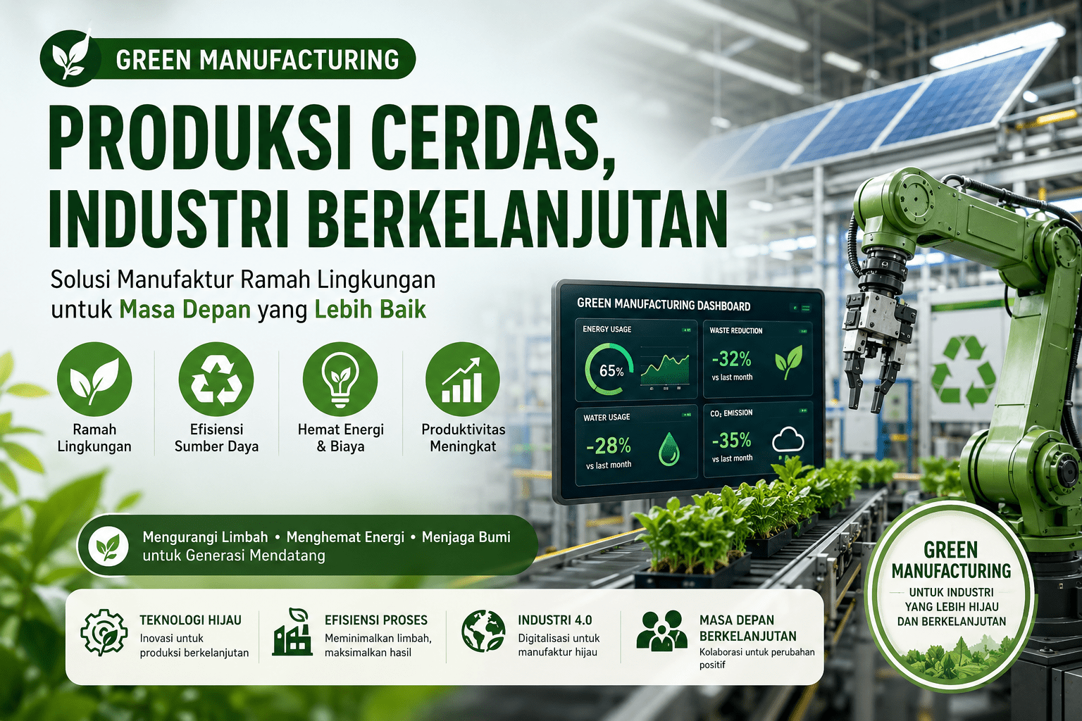 Green Manufacturing: Pengertian, Manfaat, Kelebihan, Kekurangan, dan Contoh Penerapannya dalam Industri Modern
